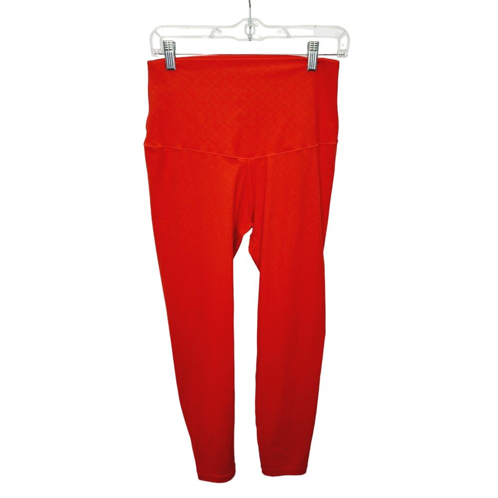 Shefit Boss Leggings 2 Luxe Rush Red High Waist Compression Workout Activewear